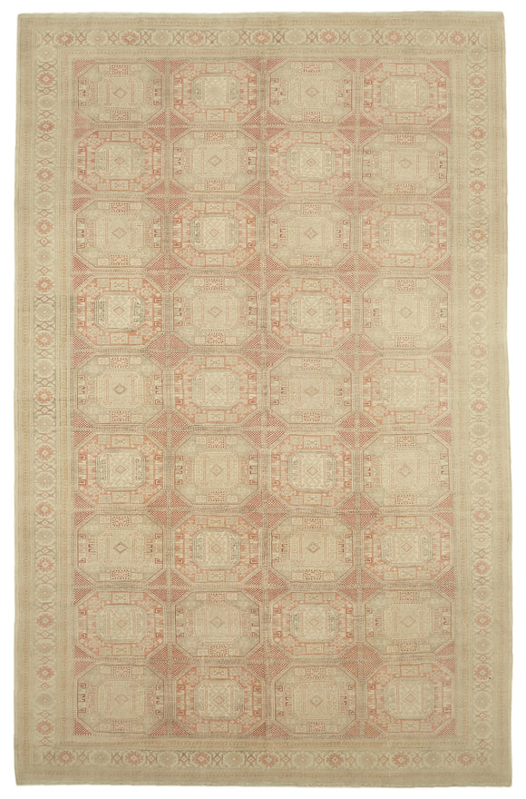 8x12 Beige Vintage Large Area Rug - 46180