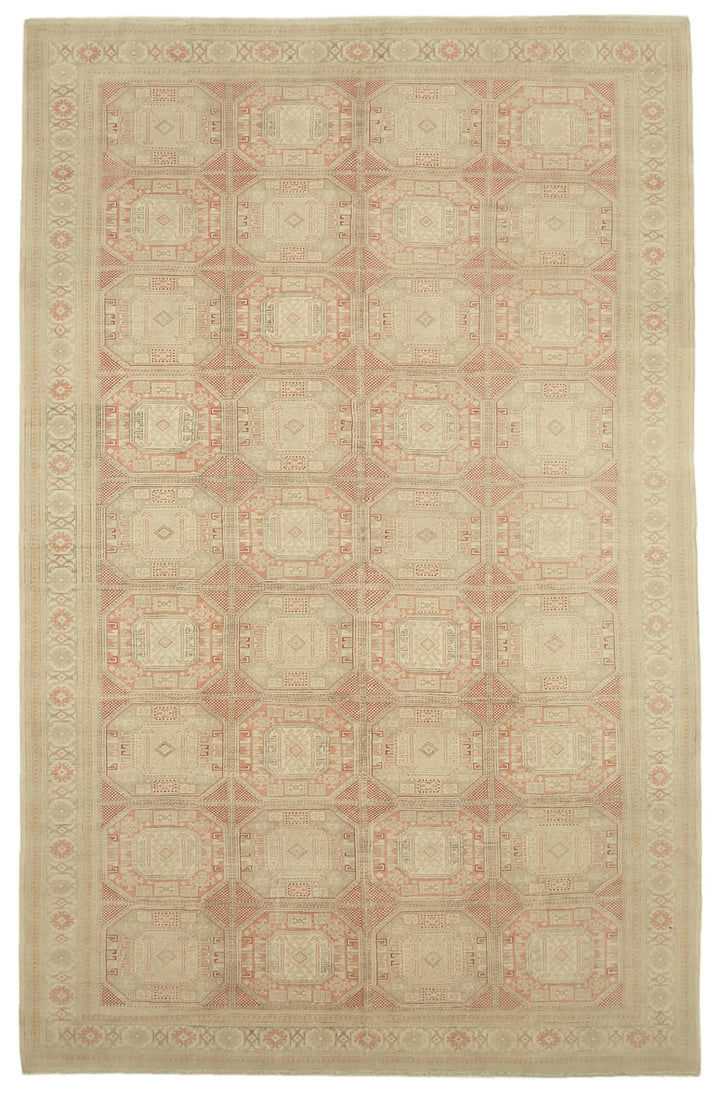8x12 Beige Vintage Large Area Rug - 46180