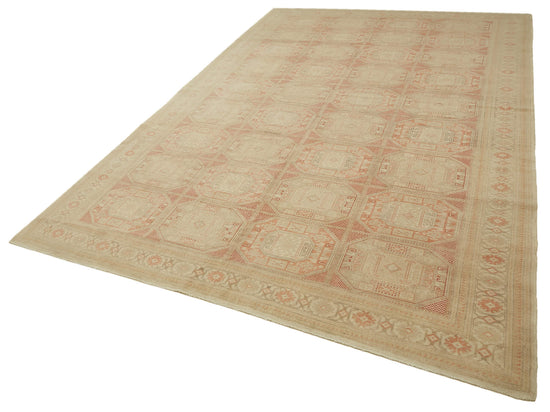 8x12 Beige Vintage Large Area Rug - 46180
