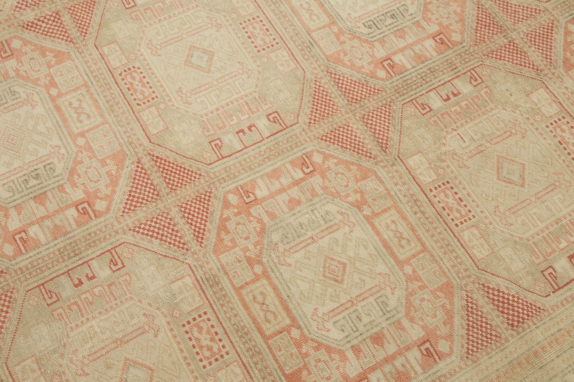 8x12 Beige Vintage Large Area Rug - 46180