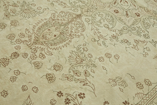 8x12 Beige Vintage Large Area Rug - 46182