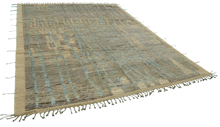 9x12 Blue Modern Tribal Rug - 46200
