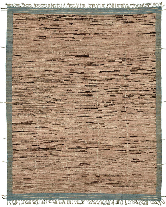 9x12 Brown Modern Tribal Rug - 46202