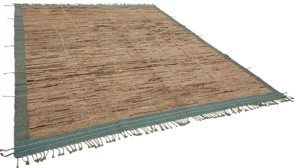 9x12 Brown Modern Tribal Rug - 46202