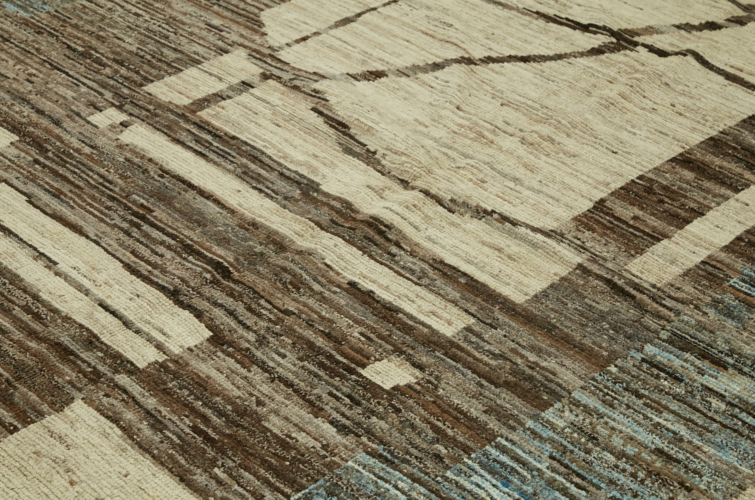 9x12 Beige Modern Tribal Rug - 46203