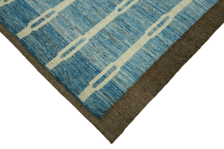 9x12 Blue Modern Tribal Rug - 46204