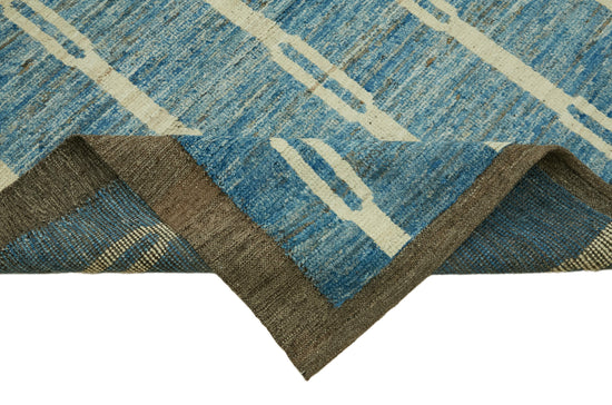 9x12 Blue Modern Tribal Rug - 46204
