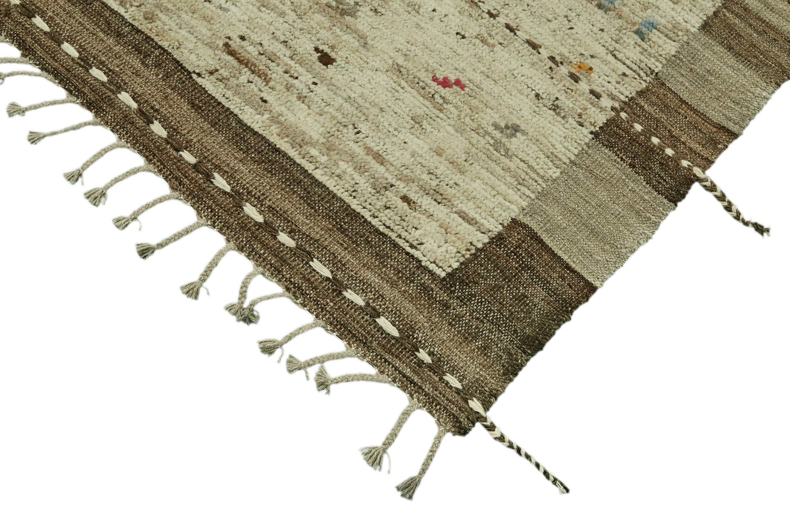 9x12 Beige Modern Tribal Rug - 46209