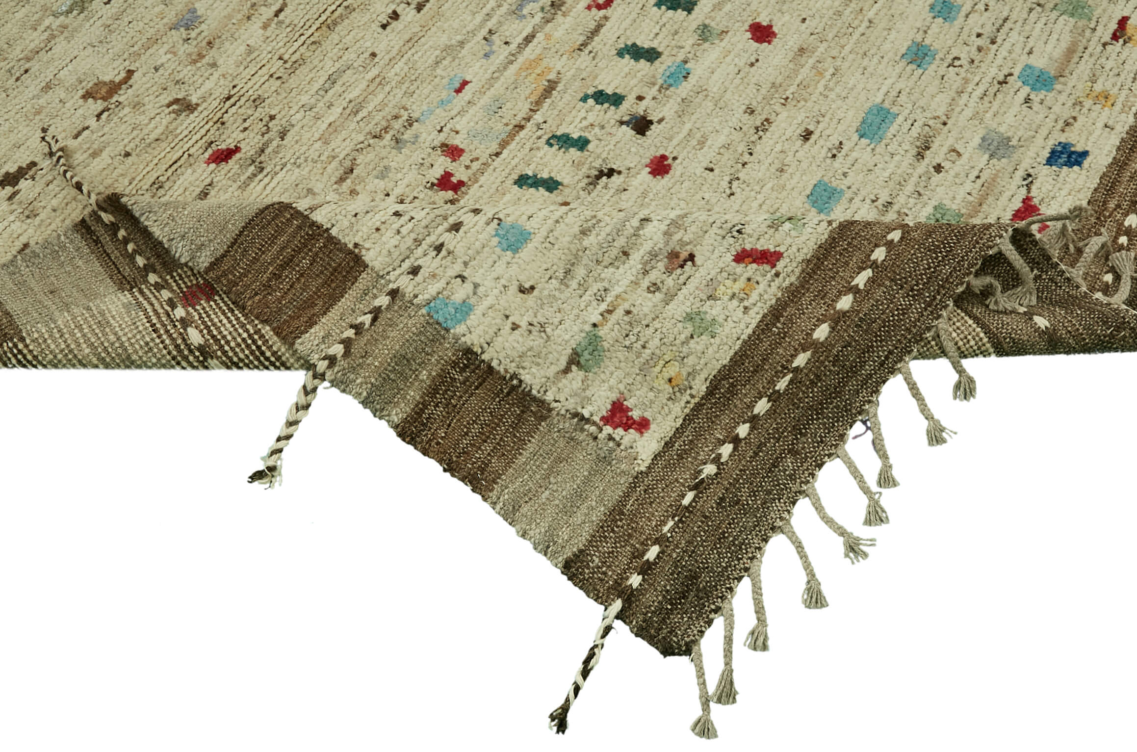 9x12 Beige Modern Tribal Rug - 46209