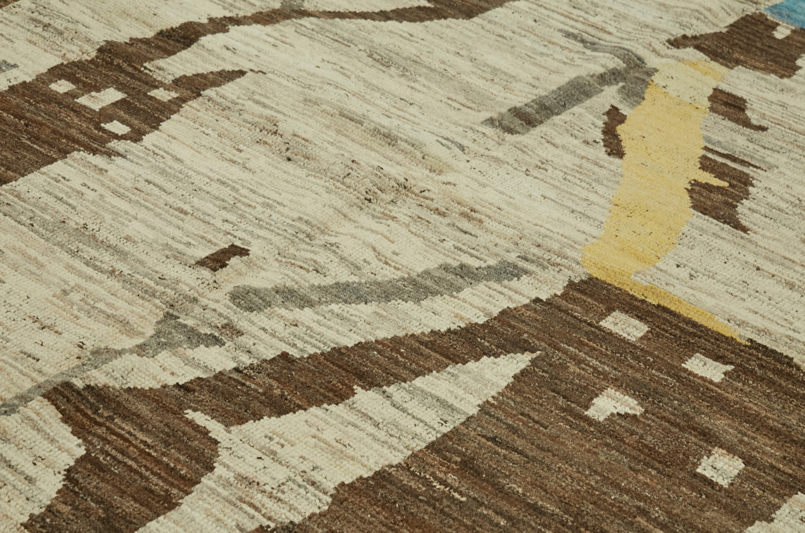 9x12 Beige Modern Tribal Rug - 46210
