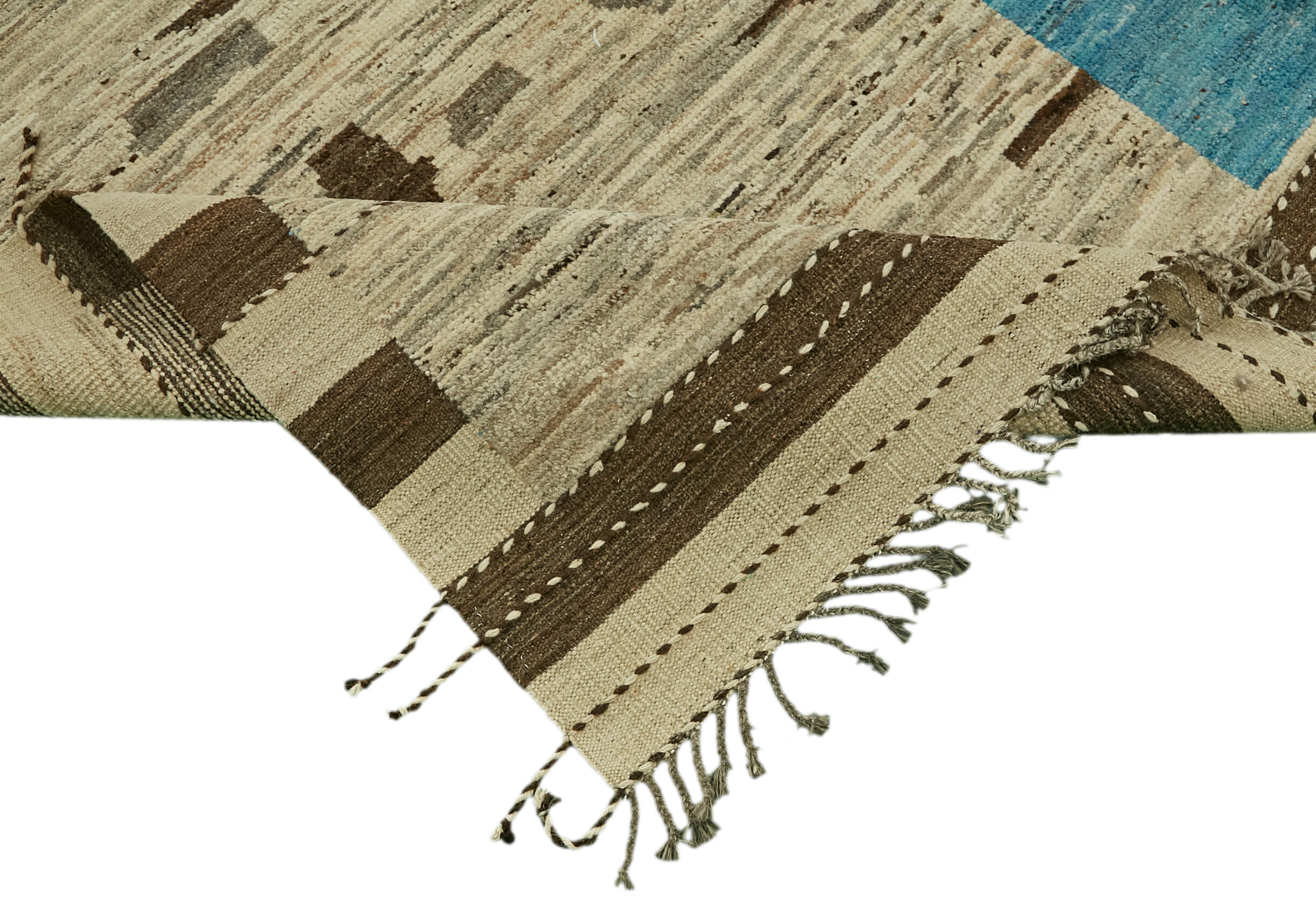 9x12 Beige Modern Tribal Rug - 46210