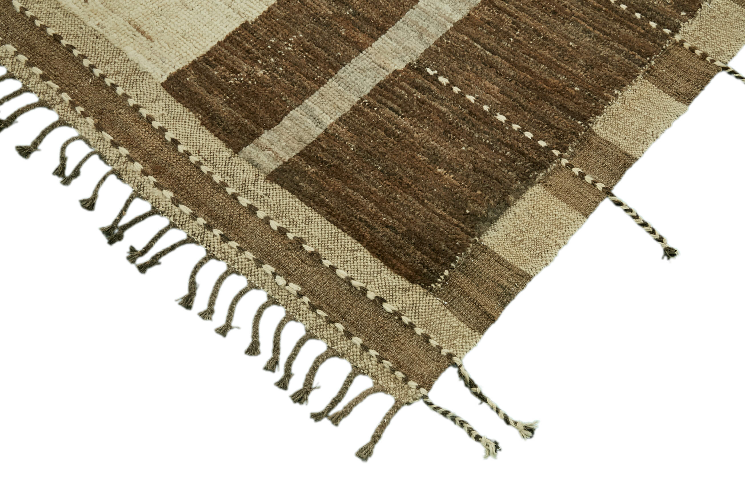 9x12 Brown Modern Tribal Rug - 46212