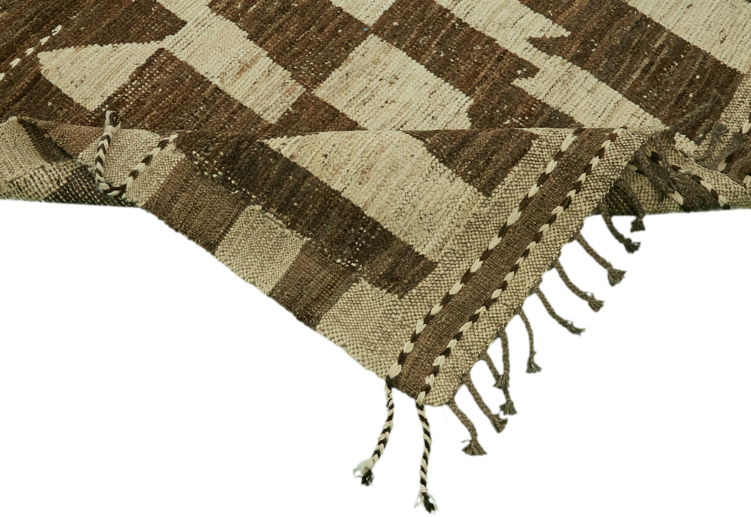 9x12 Brown Modern Tribal Rug - 46212