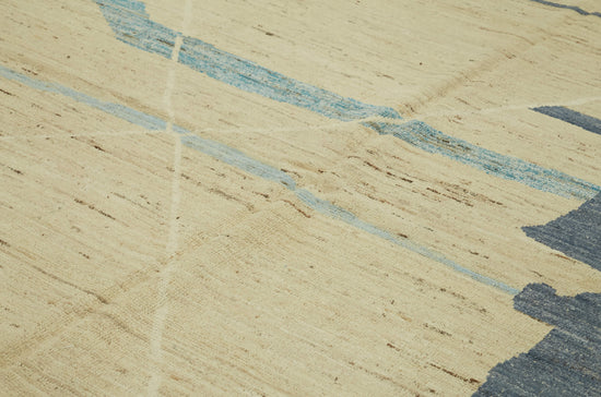 9x12 Beige Modern Tribal Rug - 46213