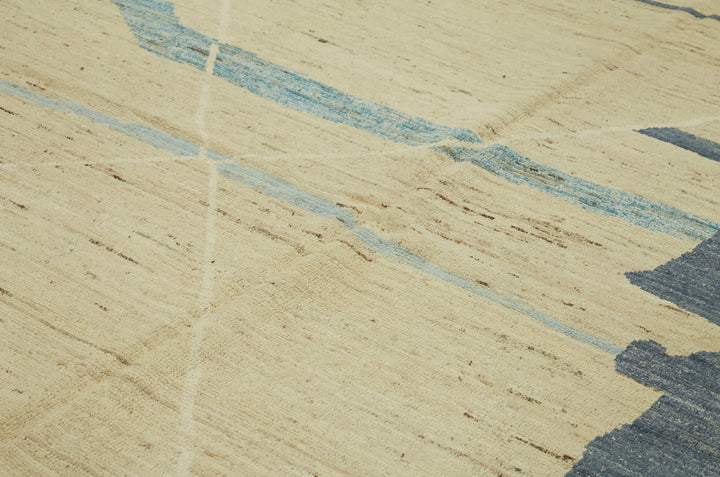 9x12 Beige Modern Tribal Rug - 46213