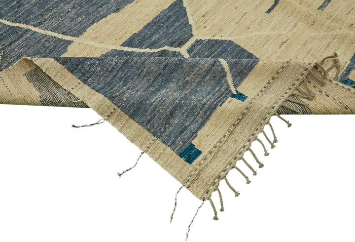 9x12 Beige Modern Tribal Rug - 46213