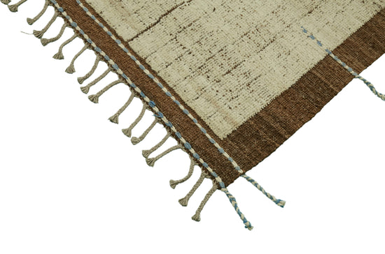 9x12 Beige Modern Tribal Rug - 46215