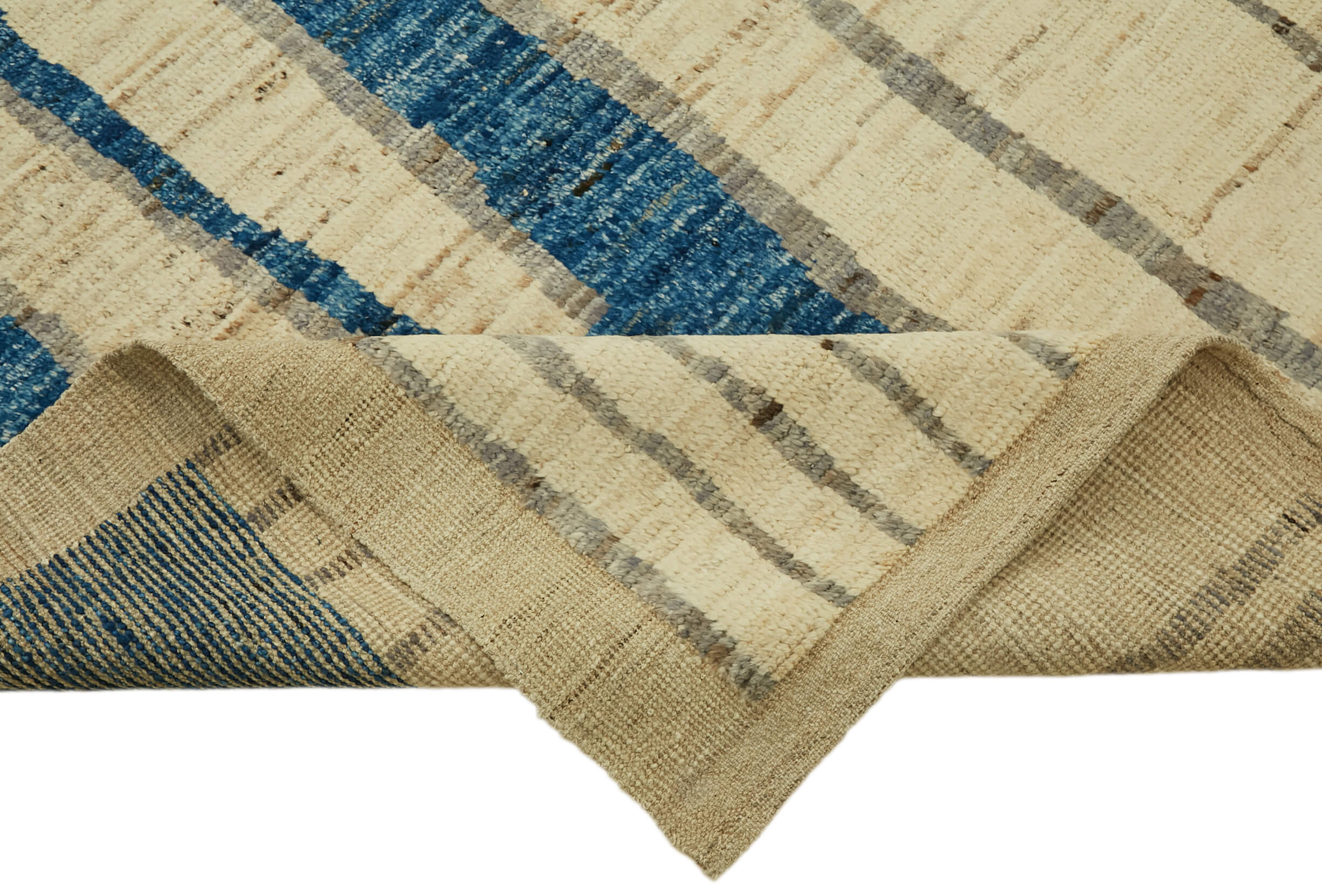9x12 Beige Modern Tribal Rug - 46223