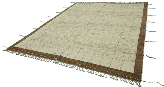 9x12 Beige Modern Tribal Rug - 46225