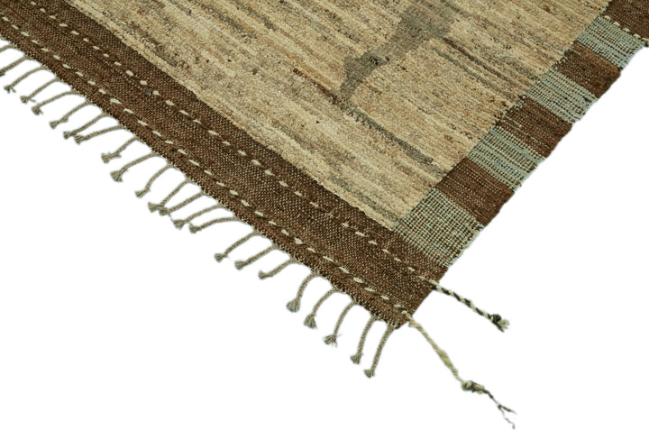 9x12 Beige Modern Tribal Rug - 46229