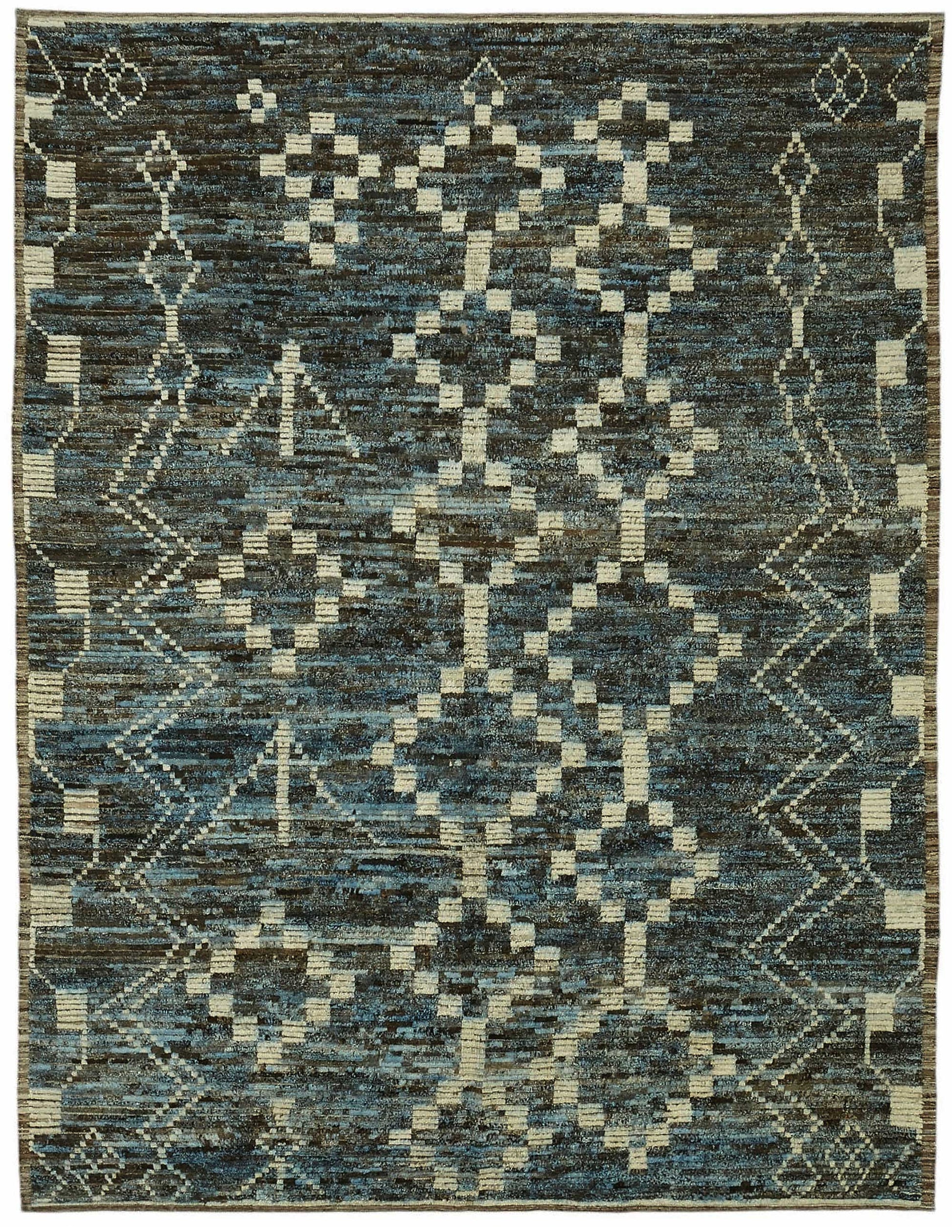 9x11 Contemporary Tribal Area Rugs - 46231