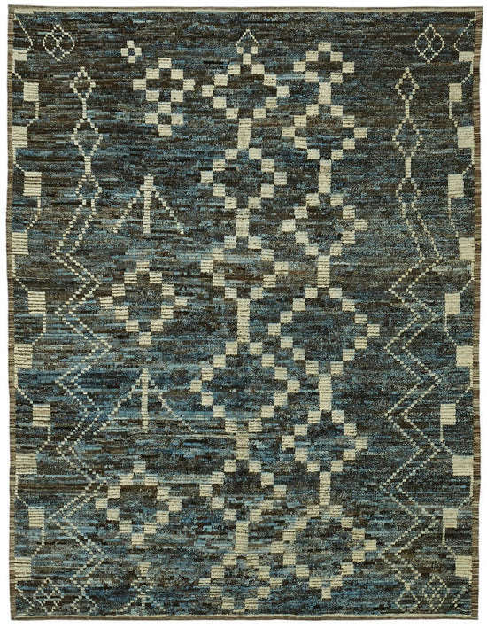 9x11 Contemporary Tribal Area Rugs - 46231