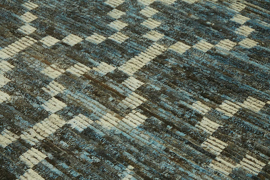 9x11 Contemporary Tribal Area Rugs - 46231