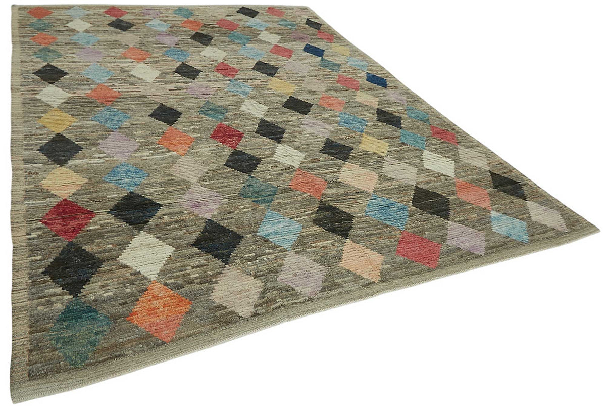 8x11 Contemporary Tribal Area Rugs - 46240