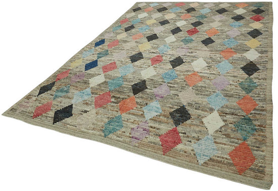 8x11 Contemporary Tribal Area Rugs - 46240