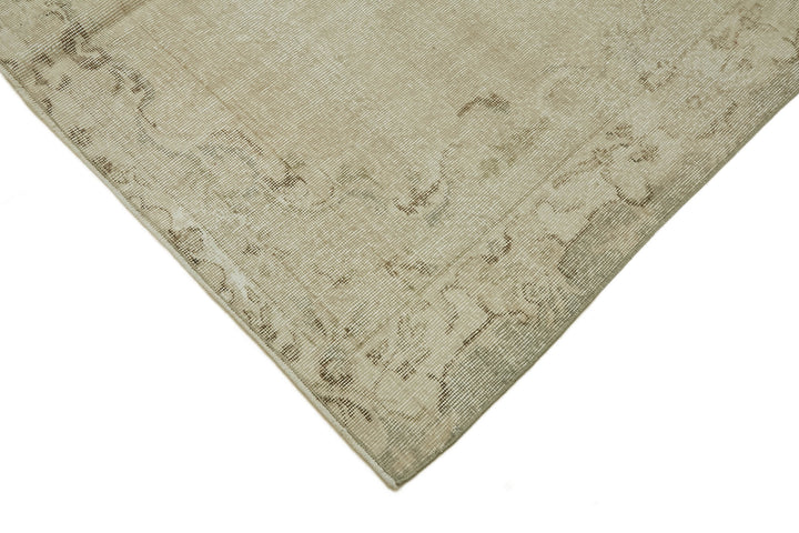 6x8 Beige Turkish Vintage Area Rug - 46377