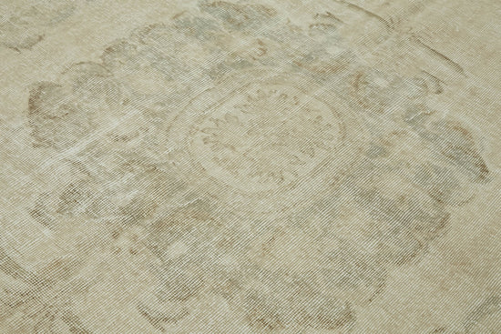 6x8 Beige Turkish Vintage Area Rug - 46377