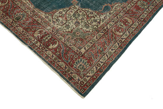 6x10 Beige Turkish Vintage Area Rug - 46383