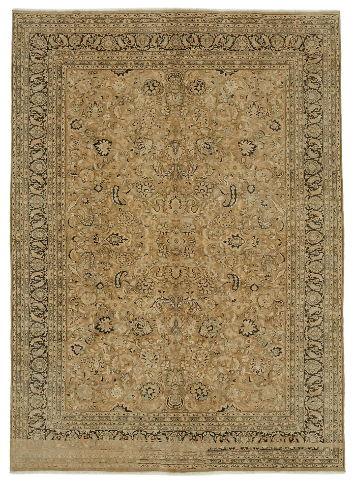 8x11 Beige Vintage Large Area Rug - 46399