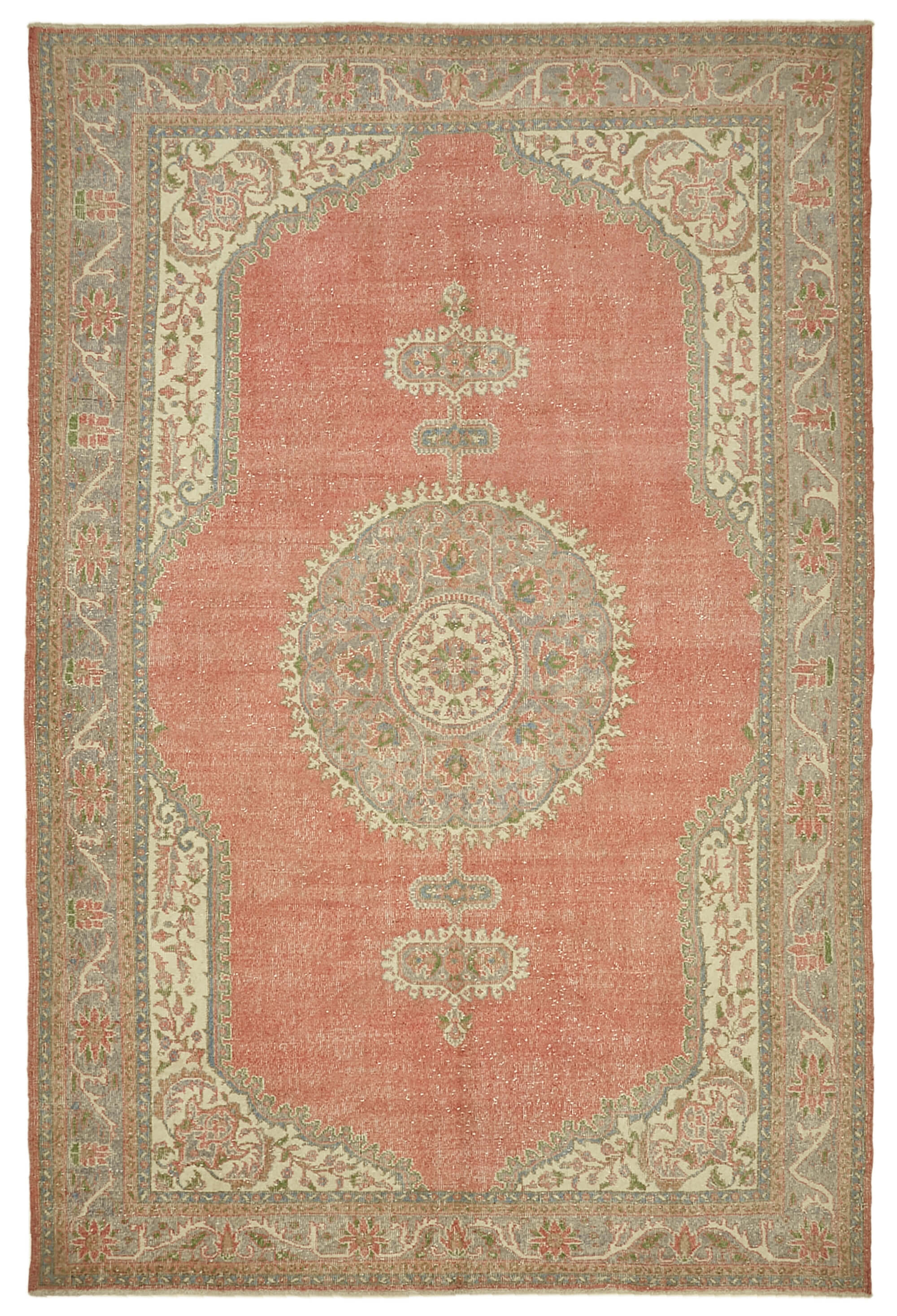 7x11 Purple Vintage Large Area Rug - 46409