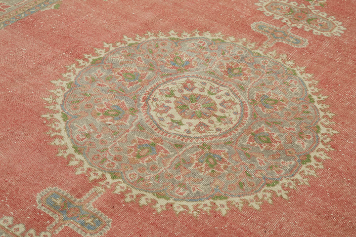 7x11 Purple Vintage Large Area Rug - 46409