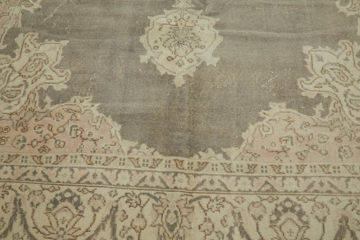 8x13 Beige Vintage Large Area Rug - 46413
