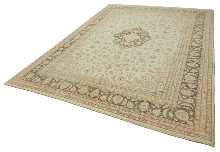 9x12 Beige Vintage Large Area Rug - 46417
