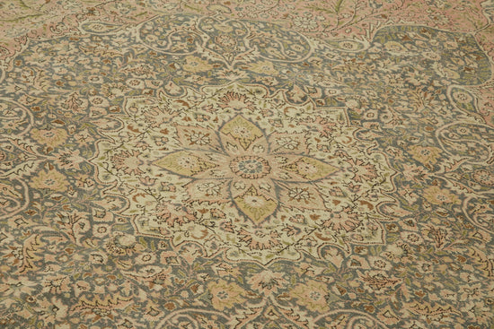 8x11 Beige Vintage Large Area Rug - 46427