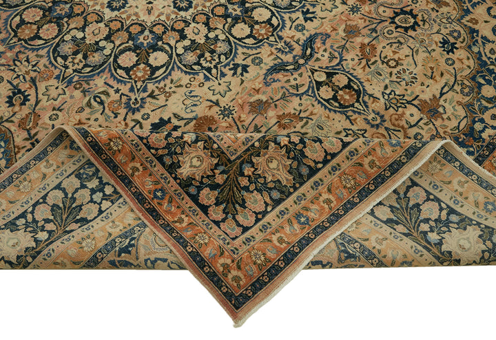 9x12 Beige Vintage Large Area Rug - 46438