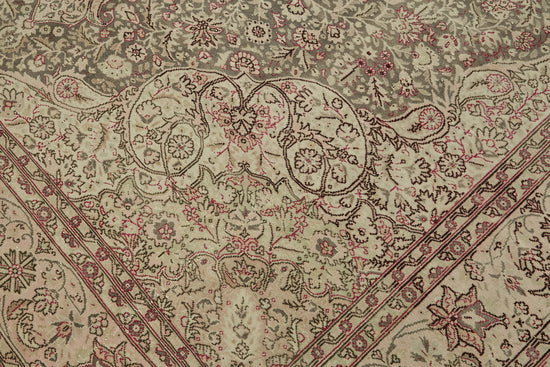 8x11 Beige Vintage Large Area Rug - 46439