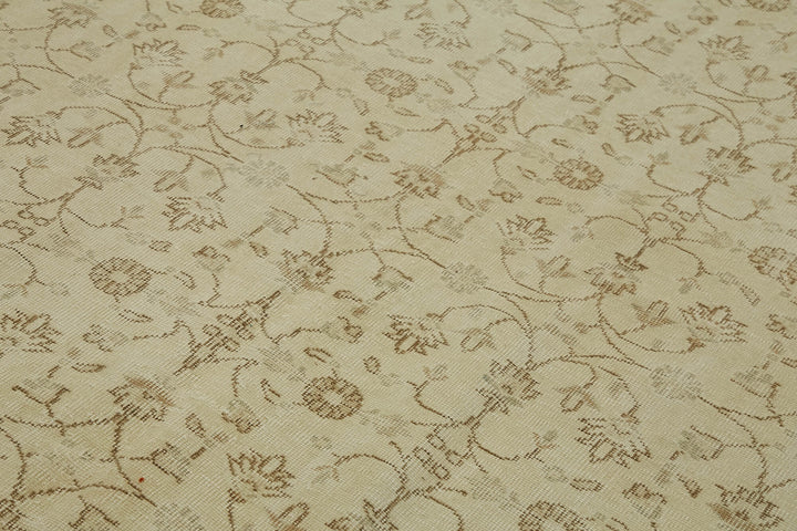 7x11 Beige Vintage Large Area Rug - 46443