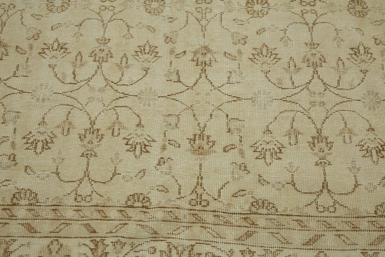 7x11 Beige Vintage Large Area Rug - 46443