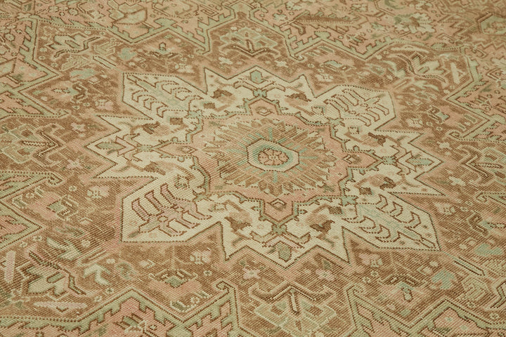 8x12 Beige Vintage Large Area Rug - 46445