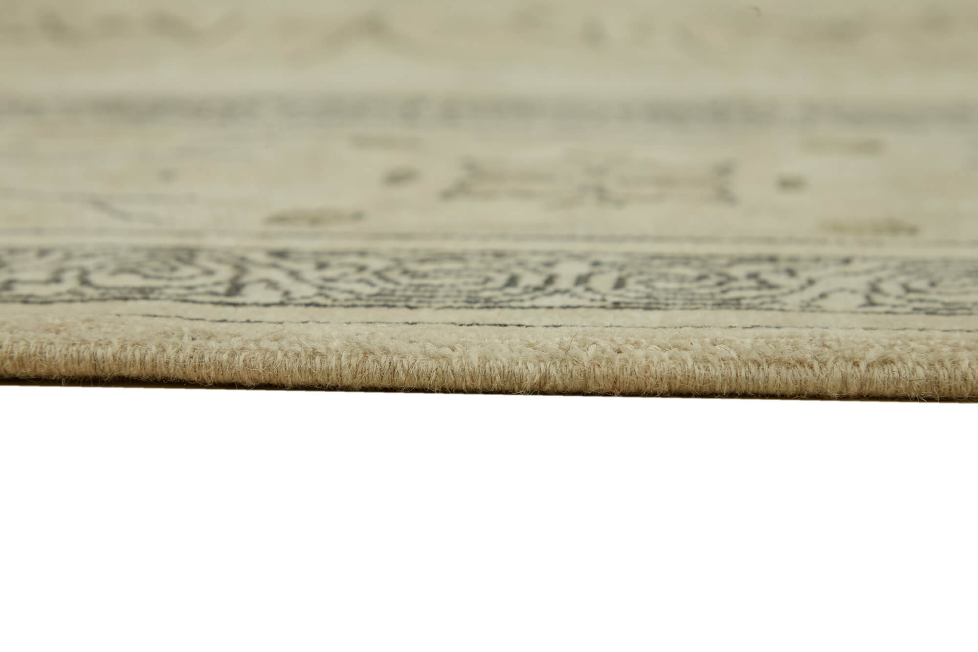 8x11 Beige Vintage Large Area Rug - 46447