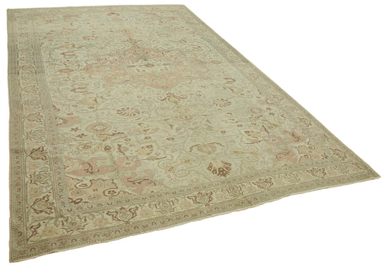 9x13 Beige Vintage Large Area Rug - 46451
