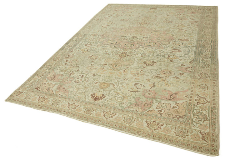 9x13 Beige Vintage Large Area Rug - 46451