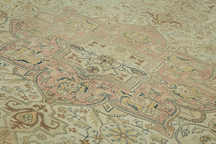 9x13 Beige Vintage Large Area Rug - 46451