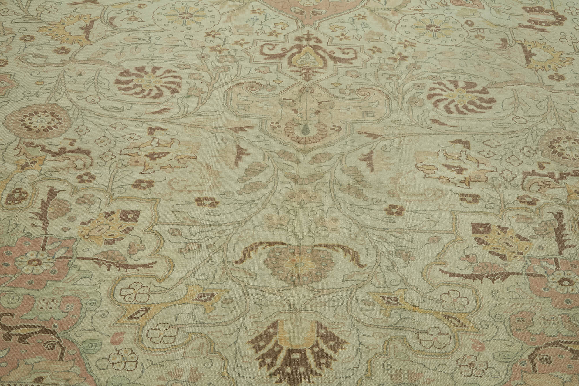 9x13 Beige Vintage Large Area Rug - 46451