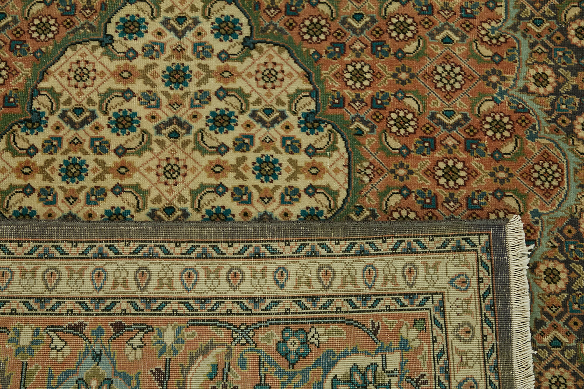 6x9 Beige Vintage Large Area Rug - 46458