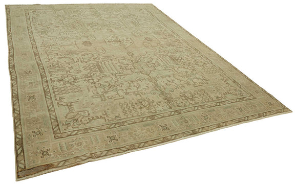 9x13 Beige Vintage Large Area Rug - 46469